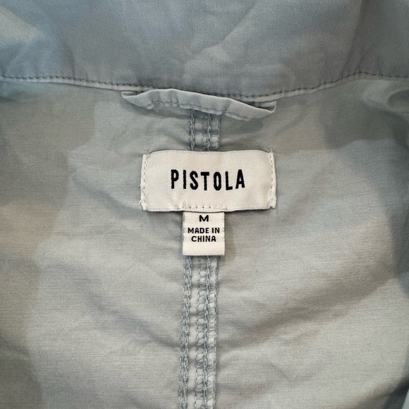 Pistola Shorts Romper in Sky Blue MEG ZIP FRONT ROMPER Women’s Size M EUC - Picture 6 of 16